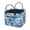 Blue Mandala Floral, variant on Bulopur Ladybug Print Quilted Storage Basket for Organizing Collapsible Quilted Laundry Basket with Handles Portable Nursery Organizer Storage Bin 12.59 x 11.02 x 10.62