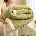 thumbnail image 5 of Yannianjz under $5 Fleece Throw Blanket, Double Layer Teddy Bear Blanket, Plush Faux Fur Couch Bed Throw, Soft Warm Home Decor Blanket, Cozy Living Room Nap Blanket,KidsAdult Cuddly Throw Blanket, 5 of 6
