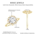 thumbnail image 5 of Rosec Jewels Lab Grown 2 Carat Diamond Engagement Ring , EF-VS Quality - Ideal For Gift, 14K Yellow Gold, US 10.50, 5 of 8