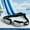 Black, variant on Large Frame Swimming Goggles with Mirrored Electroplated Lenses, Anti-Fog and Waterproof for Men and Women Adult Swimmers