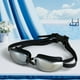 thumbnail image 1 of Gafas de natación con montura grande para miopía, lentes galvanizadas, antivaho, alta definición, impermeables, correa ajustable, para adultos, para entrenamiento en piscina y aguas abiertas., 1 of 4