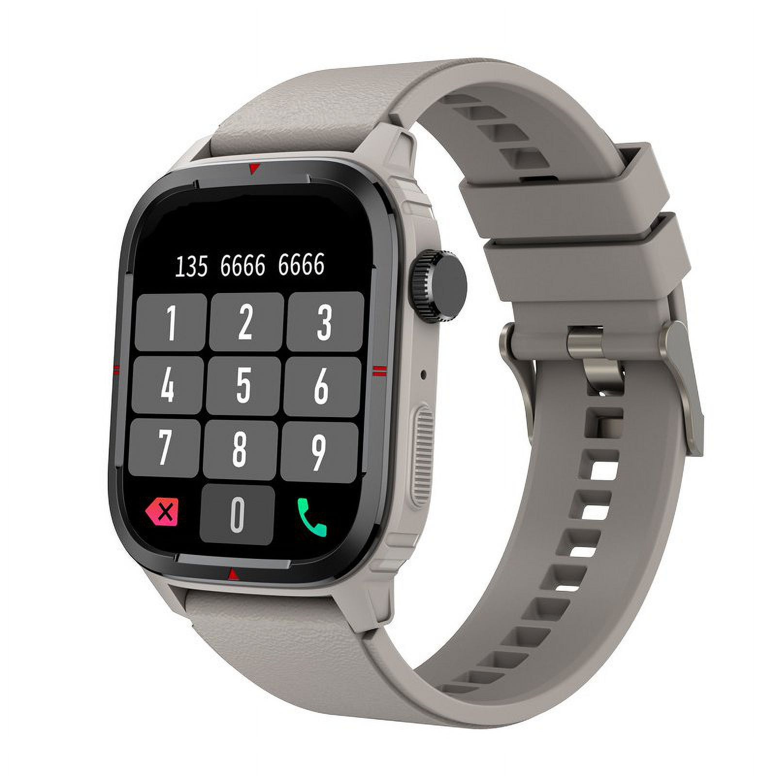 Q27 Smart Watch Bluetooth Calling Smartwatch with Heart Rate Blood Oxygen Detection Grey