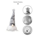 thumbnail image 4 of Leodye 1Pcs Christmas Gnomes Decorations Indoor Gift Plush with Light - Santa Gnomes Plush Cute Christmas Decor Elf Christmas Decorations Indoor Gift Xmas Table Decor-7.87x3.17Inch, 4 of 7