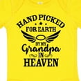 thumbnail image 4 of Inktastic Handpicked for Earth by My Grandpa in Heaven Angel Wings Boys or Girls Baby Bodysuit, 4 of 5