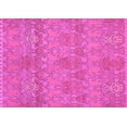 thumbnail image 1 of Ahgly Company Indoor Rectangle Abstract Pink Modern Area Rugs, 5' x 8', 1 of 4