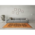 thumbnail image 3 of Ahgly Company Indoor Rectangle Oriental Orange Industrial Area Rugs, 8' x 12', 3 of 4