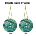 thumbnail image 3 of The Octonauts Christmas Ceramic Round Ornaments Print Decorative Hanging Ornaments For Xmas Tree Holiday Party Decoration 1 Pcs, 3 of 9
