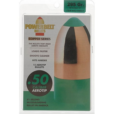 Blackpowder Products Powerbelt Bullets .50 Cal 295 Grain Aerotip