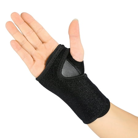 HERCHR  Wrist Wrap, Breathable Neoprene Black Wrist Brace for Immediate Pain Relief from Carpal Tunnel Syndrome, Wrist
