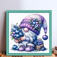thumbnail image 2 of Hilo Algodón Ecológico Bordado Punto Cruz Bayas Con 11CT 45x45cm Azul, 2 of 9