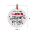 thumbnail image 5 of Farmer Christmas Ornament, Holiday Tree Ornament, Gift for Mom, Love Day Home Decor, Festival Gift Ornament, Keepsake 2025, 5 of 5