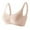 Beige, variant on biudgviw Push up Bras for Women Soft Stretch High Impact T-Shirts Bras Wireless Adjustable Strap Fashion Trim Liftup Bras