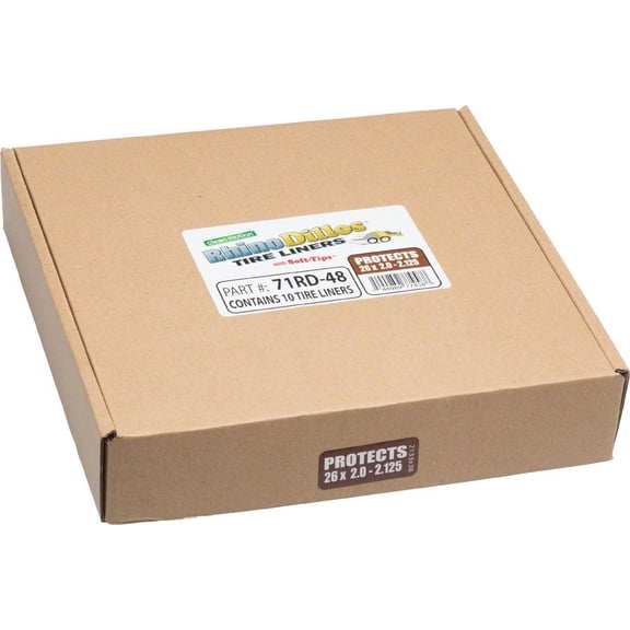 Rhinodillos Tire Liner: 26 x 2.0-2.12, Packaged in Bulk Box of 10