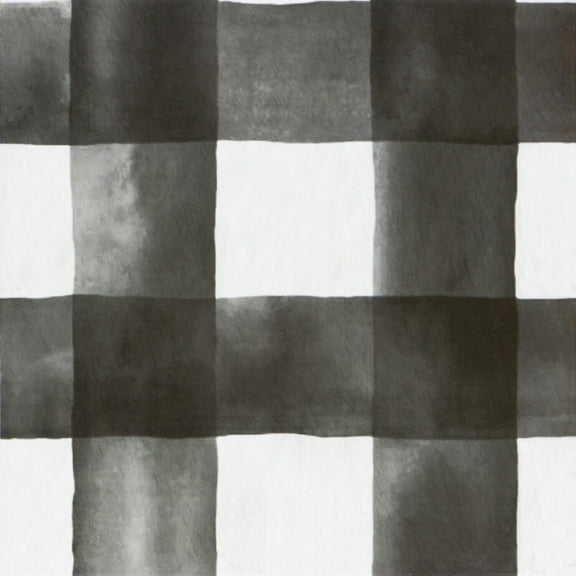 Homestock French Flair Retro 12X12 Self Adhesive Vinyl Floor Tile - Watercolor Check - 20 Tiles/20 Sq. Ft, Removable Floor Tile, Temporary Floor Tile, Changeable Floor Tile, Customizable Floor Tile