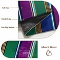 thumbnail image 6 of Mexican Style Area Rugs 5'x7', Small Throw Rugs for Laundry Room Playroom, Colorful Mexico Stripes Purple Yellow Green Indoor Outdoor Rug Non-Slip Low Pile Carpet Runner Reversible Floor Mats, 6 of 8