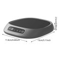 thumbnail image 3 of Cup Warmer for Desk Fastest Heating Coffee Mug Warmer 3 Speed Adjustment Heating Beverage Warmer for Desk Office White, 3 of 5