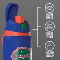 thumbnail image 2 of Hydrapeak Officially Licensed Florida Gators Oasis 32 oz Water Bottle with Chug Lid Push Button, Stainless Steel Water Bottle No Straw, 32 oz Insulated Water Bottle, 2 of 6