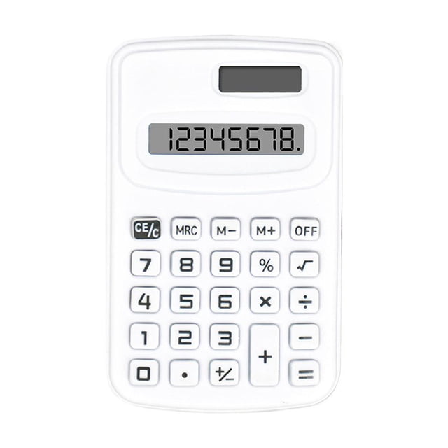 Digit Calculator Solid-Color Mini Portable Student Gift School Office Supply