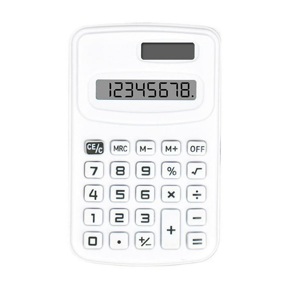 Calculatrice Numérique Couleur Unie Mini Portable Cadeau Étudiant Fournitures Scolaires Bureau