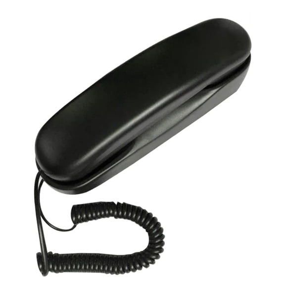 HGYCPP Corded Wall Phone, Slim Trimline Phone for Hotel, Landline Wall Telephone Set for Home/Bathroom/School/Office