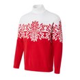 thumbnail image 4 of Suéter Suéter de punto navideño con copos de nieve para padres e hijos (hombre rojo-L) Kuymtek Rojo T L para Unisex, 4 of 9