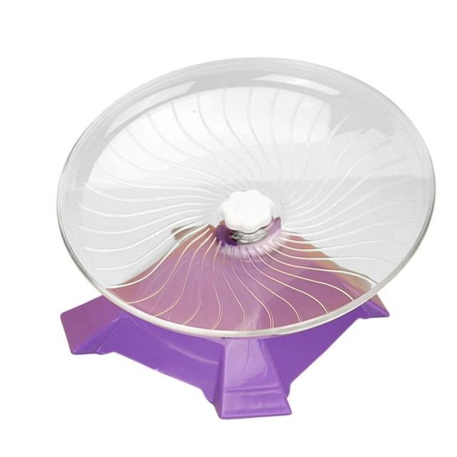 Rueda de hámster, jaula silenciosa, accesorios, erizos, animales pequeños, rueda de ejercicio Violeta