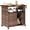 Brown, variant on U-MAX Outdoor Grill Table with Storage Kitchen Island Prep Table Rattan Storage Cabinets Outdoor Grill Cart for Patio, Outside, Backyard, Bar, BBQ Serving Cart Cooking Grilling Station