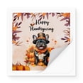 thumbnail image 2 of Happy Thanksgiving French Bulldog Welcome Thankful Fall Autumn Pumpkin Vinyl Sticker Dog Lover Gifts Waterproof Decal Art Decor - 02021, 2 of 5