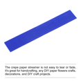 thumbnail image 3 of Uxcell Crepe Paper Roll Crepe Paper Decoration 5.2ft L 21.3 Inch W, Blue, 3 of 6