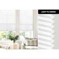 thumbnail image 5 of LazBlinds Cordless Cellular Shades, No Tools No Drill Light Filtering Honeycomb Shades Pleated Blinds for Windows, 34'' W x 48'' H, White, 5 of 7
