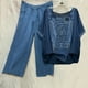 thumbnail image 1 of Puntoco Conjunto de camisa y pantalones con cuello redondo y manga corta para mujer, liquidación Puntoco Puntoco-7621, 1 of 3