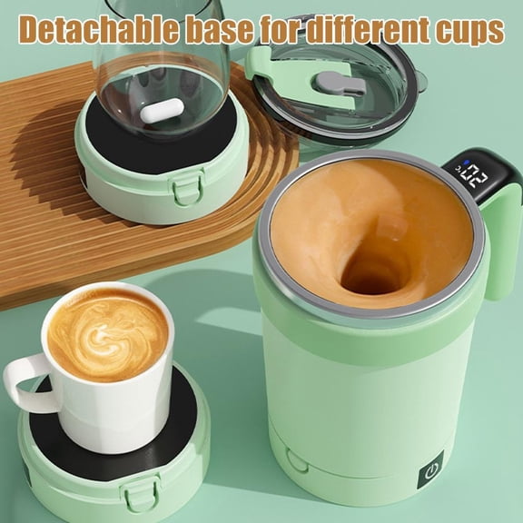 Self Stirring Coffee Mug,Electric Automatic Magnetic Stirring Coffee Mug,Rechargeable Self Mixing Cup for Milk Tea