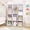 White, variant on Costway 13-Cube Modular Baby Wardrobe Closet with Hanging Rods & Open Shelves for Clothes Blue