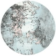 thumbnail image 2 of Safavieh Glacier Nazca Geometric Area Rug, Blue/Pink, 5'3" x 5'3" Round, 2 of 10