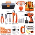 thumbnail image 4 of iBaseToy Ensemble de 45 Pcs Jouets Outils pour Enfants Jeu de Rôle Jeu Éducatif Kit de Réparation, 4 of 8