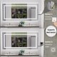thumbnail image 4 of 63" x 32" Extra Large LED Light Backlit Bathroom Mirror Dual Lights Makeup Anti-Fog Memory 3 Colors Dimmable With Touch Button My Lux Decor Round, 4 of 7