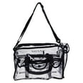 thumbnail image 3 of SHANY Clear Makeup Bag, Pro Mua rectangular Bag with Shoulder Strap, Large, 3 of 5