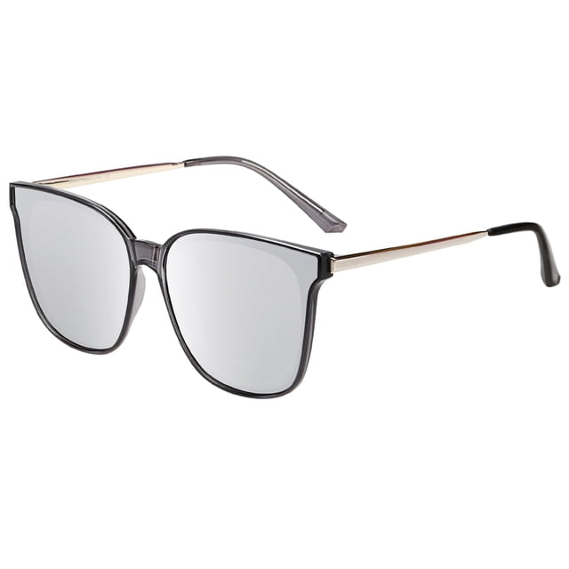 Gafas de Sol DUCO Polarizadas Oversized para Mujer UV400 W016 Transparente