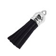 thumbnail image 1 of OUSITAID 28 Pieces Keychain Charms Creative Delicate Keyring Pendant Tassels Simple Handbag Decor Tassel Craft Decoration DIY Accessory Black, 1 of 9