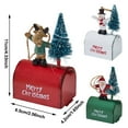 thumbnail image 2 of Metal Santa Reindeer Pendant Hanging Ornament for Home Party Yard Desktop Display, 2 of 5