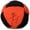 A003- C, variant on Dirtbag Hacky Sack Footbag, Soft Faux Suede Fabric Kick Ball, Red and Black Stitched Foot Bag, Features Filled Weighted Design for Easy Foot During Practice