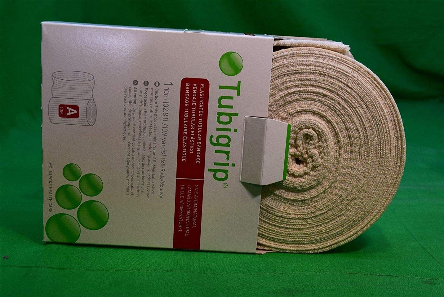 Molnlycke 1435 Tubigrip Tubular Bandage Size A Natural 1½ in. x 10M (Each)