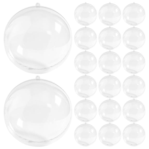 Soimiss Fillable Sphere Ornaments Home Decorations Transparent 24Set