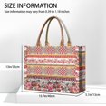 thumbnail image 3 of Large Capacity Tote Bag,Pioneer Flower Floral Print Pattern Handbag Fashion Luxury Tote Bag,15.7"x13"x 5.1" Inches,Laptop Compatible, 3 of 6