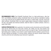 Rust Bullet - Duragrade Clear - Low VOC - Protective Coating - Rust Inhibitor - 1 Gallon