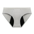 thumbnail image 4 of vigerkar Leakproof Period Underwear-Breathable & Leakproof Fabric-Period Protection Panties Light Gray, S, 4 of 4