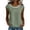 *Green, variant on VBVC Women's Cotton-Linen Lace Trim Tunic Top,Ladies Cap Sleeve Pleated Casual Blouse,Summer Breathable Crew Neck Shirt for Women,Black,S-3XL