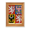 thumbnail image 1 of Czech National Emblem Country Desktop Wooden Photo Frame Display Picture Art Painting Multiple Sets, 1 of 3