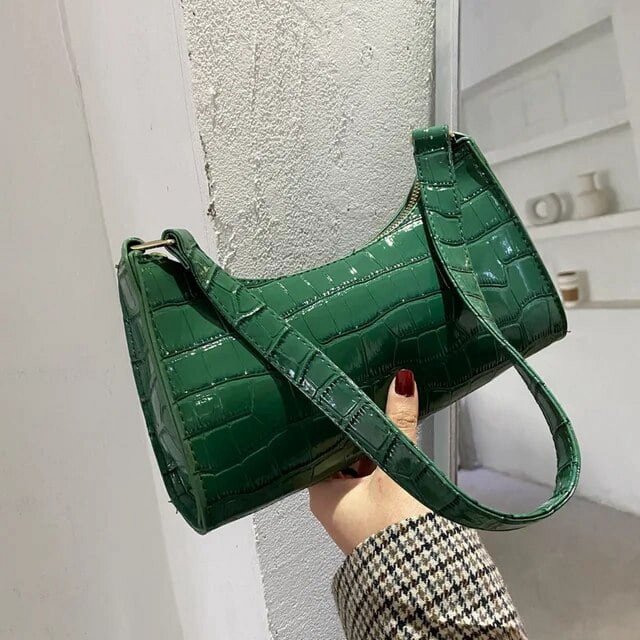 LHSHID Women's Tote Shoulder Bag Fashion Exquisite Shopping Bag Retro Casual Female Leather Solid Color Chain Handbag for Women 2022