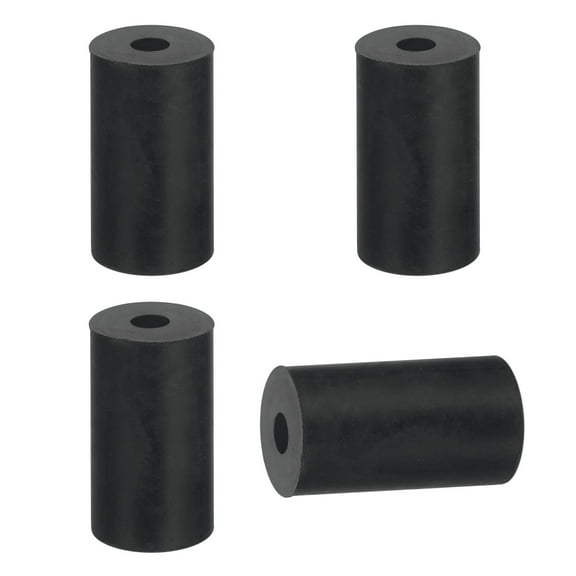 4Pack Thick Rubber Spacer, 1 Inch OD x 5/16 Inch ID x 1-3/4 Inch Thickness